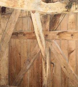 Dust floor framing, Impington Mill, Histon and Impington