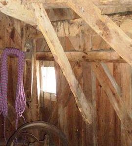 Dust floor framing, Impington Mill, Histon and Impington