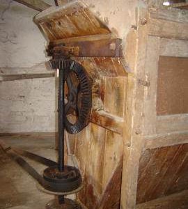 Unidentified machine and drive to same, Old Mill, Keyingham