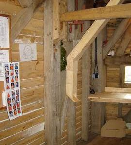 Spout floor side framing, Oldland Windmill, Keymer