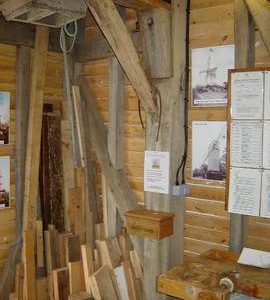 Spout floor left side framing, Oldland Windmill, Keymer