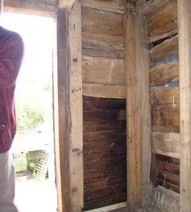 Spout floor framing, post mill, Kibworth Harcourt