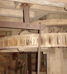 Great spur wheel and steelyard link, Lacey Green Windmill, Lacey Green