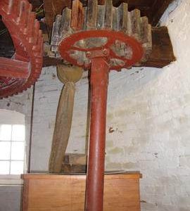 Stone nut and quant, Ellis Mill, Lincoln