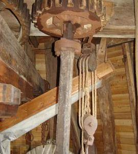 Stone nut and quant, Drapers Mill, Margate