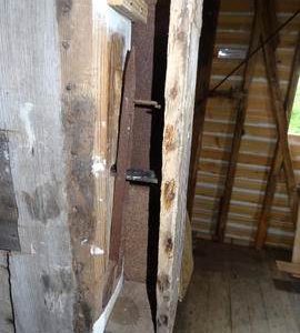 Locking system for door, Argos Hill Mill, Mayfield