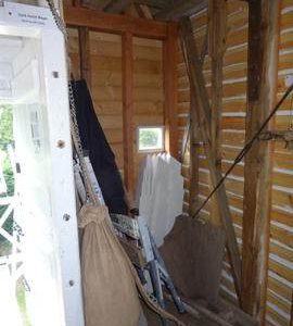 Left side of extension within spout floor, Argos Hill Mill, Mayfield
