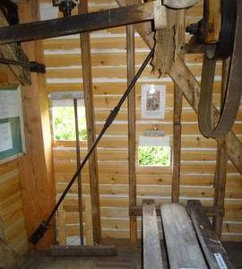 Spout floor right side framing, Argos Hill Mill, Mayfield
