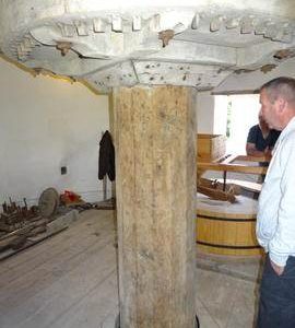 Upright shaft and crownwheel, New Bradwell