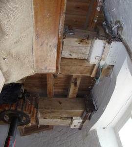 Ceiling of stone floor, Subscription Mill, North Leverton