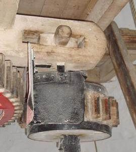 Top bearing of dresser drive shaft, Subscription Mill, North Leverton