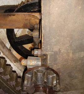 Fantail gearing and curb, Subscription Mill, North Leverton