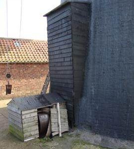 Engine shed and belt housing, Subscription Mill, North Leverton