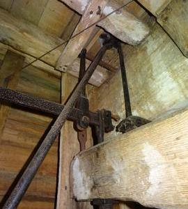 Tail steelyard link, post mill, Nutley