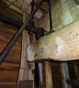 Tail steelyard link, post mill, Nutley