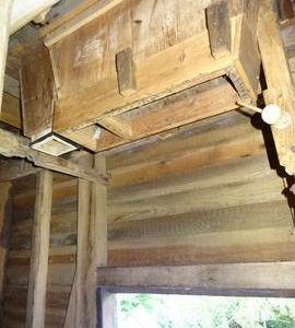 Dresser spouts, post mill, Nutley
