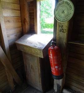 On spout floor, post mill, Nutley