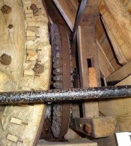Tailwheel and dresser drive stage(1), post mill, Nutley