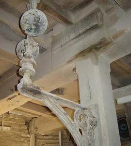 Governor, with ornate support bracket, Howsam's Mill, Leake Commonside