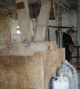Meal ark and spouts, Pakenham Windmill, Pakenham