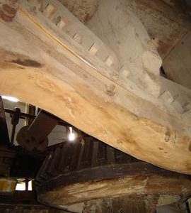 Brakewheel, brake and wallower, Pakenham Windmill, Pakenham