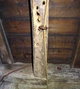 Timber of intermediary framing, Pitstone Windmill, Pitstone
