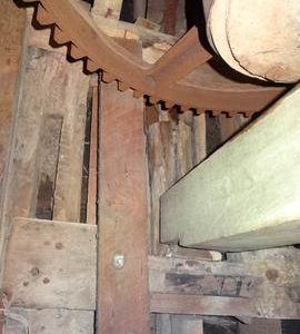 Spout floor breast framing, Pitstone Windmill, Pitstone
