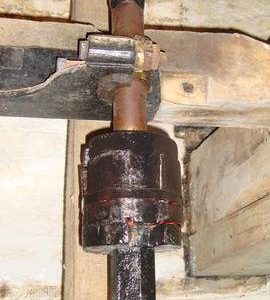 Steady bearing for two-piece quant, Ovenden's Windmill, Polegate