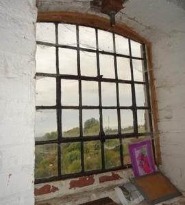 Iron-framed window, tower mill, Quainton