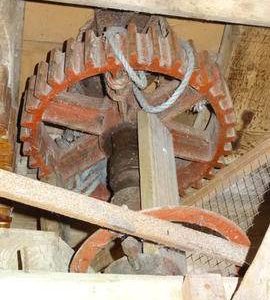 Stone nut and jack ring, tower mill, Quainton