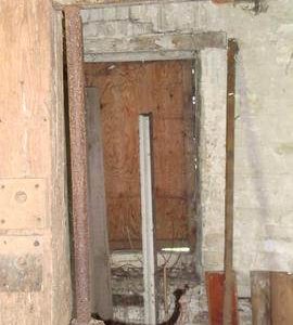 Tentering bar with hand control mechanism, Hitchcock's Tower Mill, Rattlesden