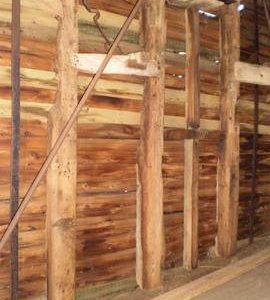 Spout floor side framing, post mill, Rolvenden