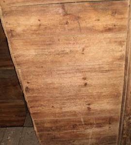 Partitioned section of stone floor, post mill, Rolvenden