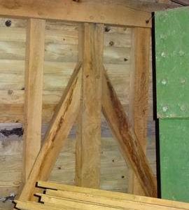 Stone floor framing, New Mill, Rottingdean