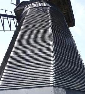 External view showing distortion of framing, New Mill, Rottingdean