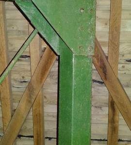 Section of bin floor framing, New Mill, Rottingdean