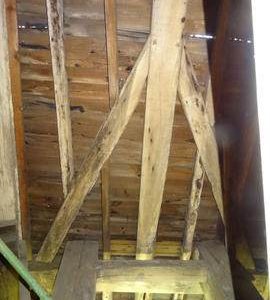 Section of bin floor framing, New Mill, Rottingdean