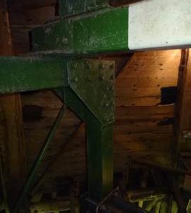 Section of bin floor framing, New Mill, Rottingdean