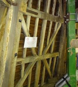 Section of stone floor framing, New Mill, Rottingdean