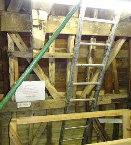Section of stone floor framing, New Mill, Rottingdean
