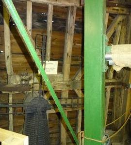 Section of stone floor framing, New Mill, Rottingdean