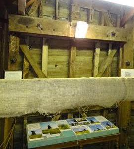 Section of stone floor framing, New Mill, Rottingdean