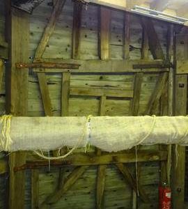 Section of stone floor framing, New Mill, Rottingdean
