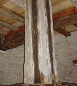 Upright shaft and crown wheel, Polkey's Mill, Reedham