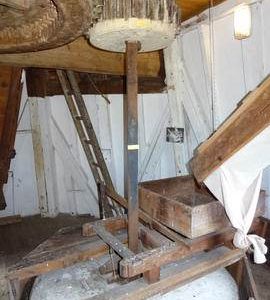 Stone nut, quant and wind stones, White Mill, Sandwich