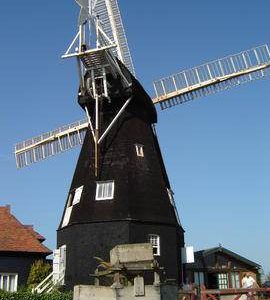 External view, smock mill, Sarre
