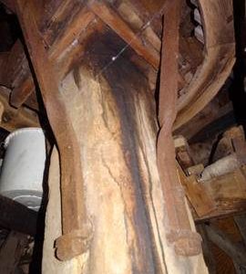 Straking of wallower to upright shaft, Shade Mill, Soham