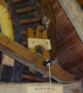 Bell alarm, Danzey Green Mill, Avoncroft Museum