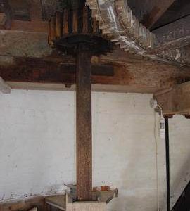 Great spur wheel, engine drive nut and quant, tower mill, Stanford
