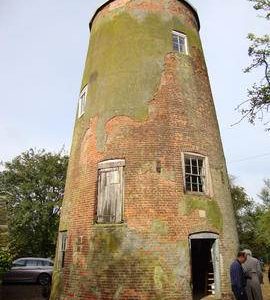 External view, tower mill, Stansfield